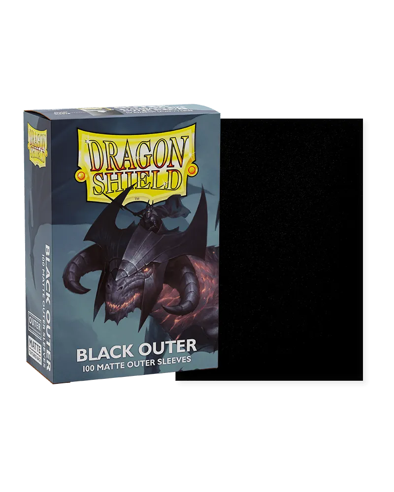 Black Outer Matte Standard (63x88mm) - ZZGames.dk
