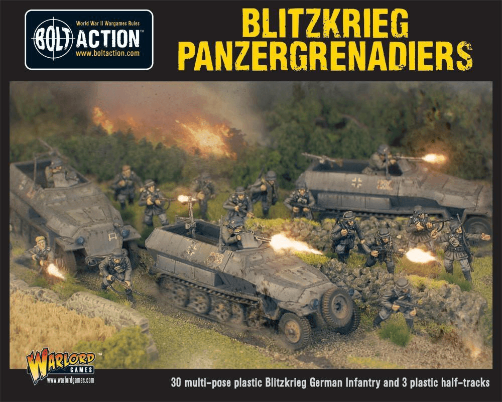 Blitzkreig Panzergrenadiers (30 + 3 Hanomags) - ZZGames.dk