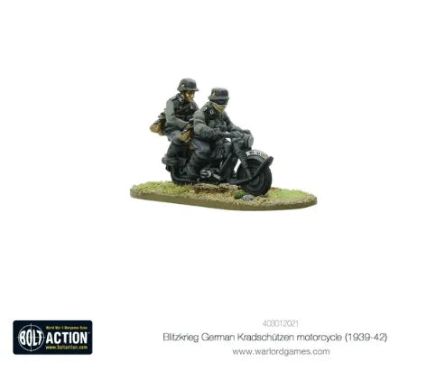 Blitzkrieg German Kradschützen Motorcycle (1939-1942) - ZZGames.dk