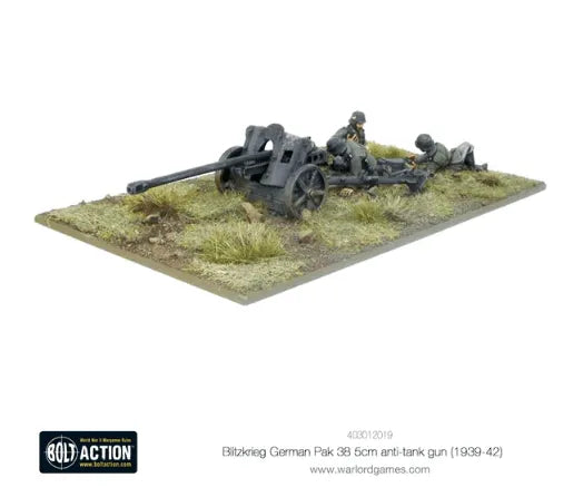 Blitzkrieg German Pak 38 5cm Anti-Tank Gun (1941-42) - ZZGames.dk