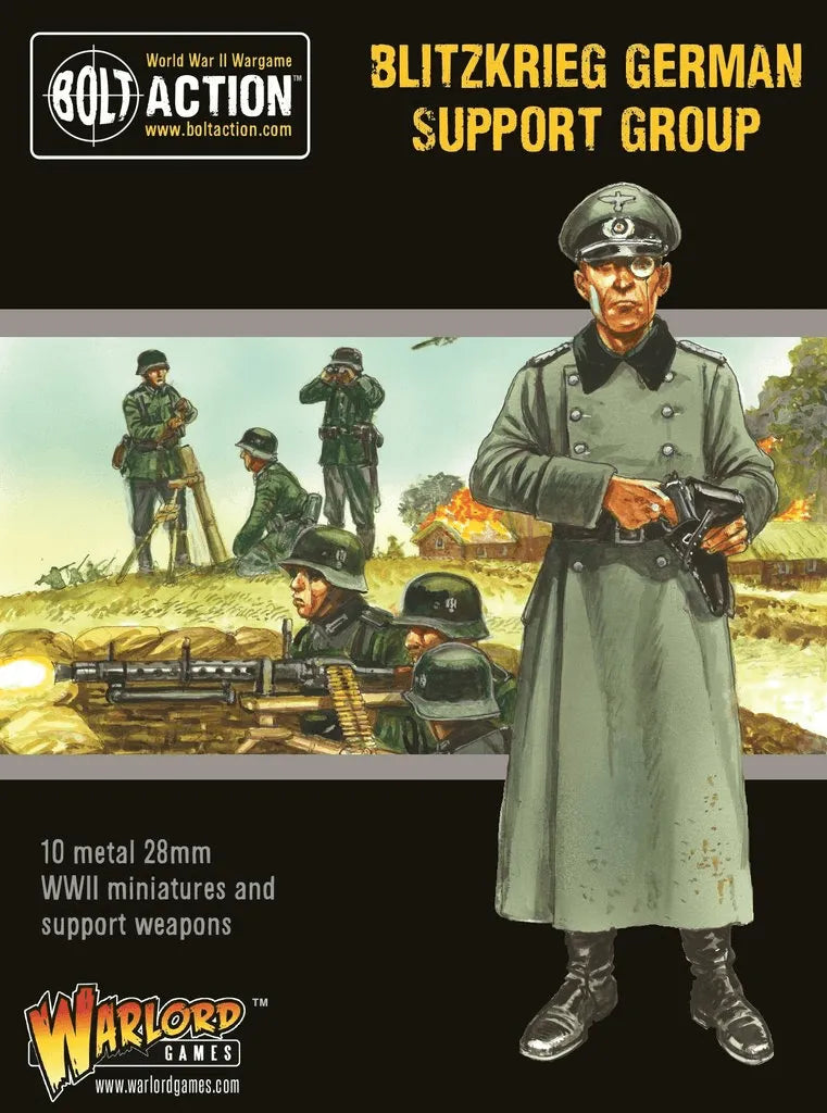 Blitzkrieg German Support Group (HQ, Mortar & MMG) - ZZGames.dk