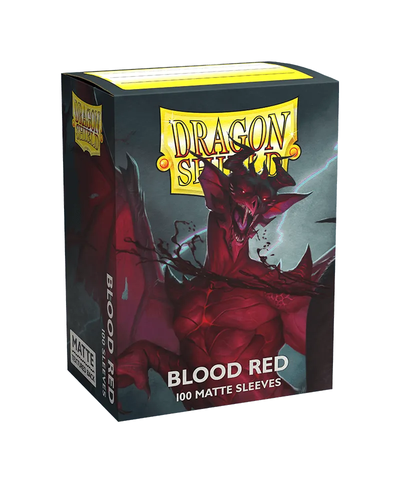 Blood Red Matte Standard (63x88mm) - ZZGames.dk