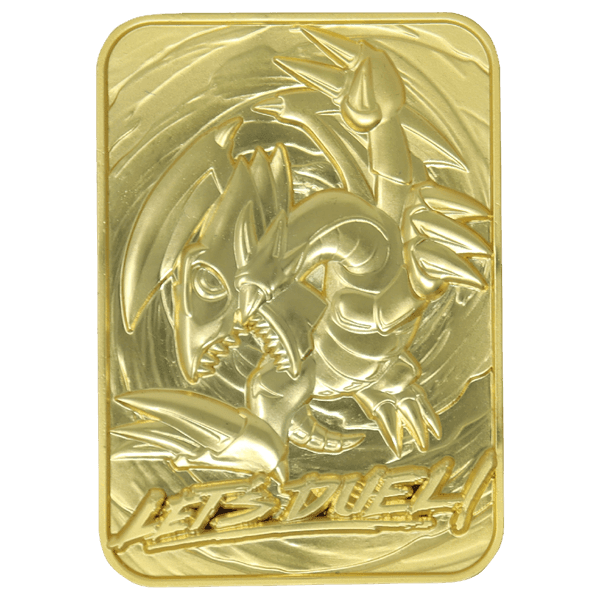 Blue Eyes Toon Dragon 24k Gold Plated Card - ZZGames.dk