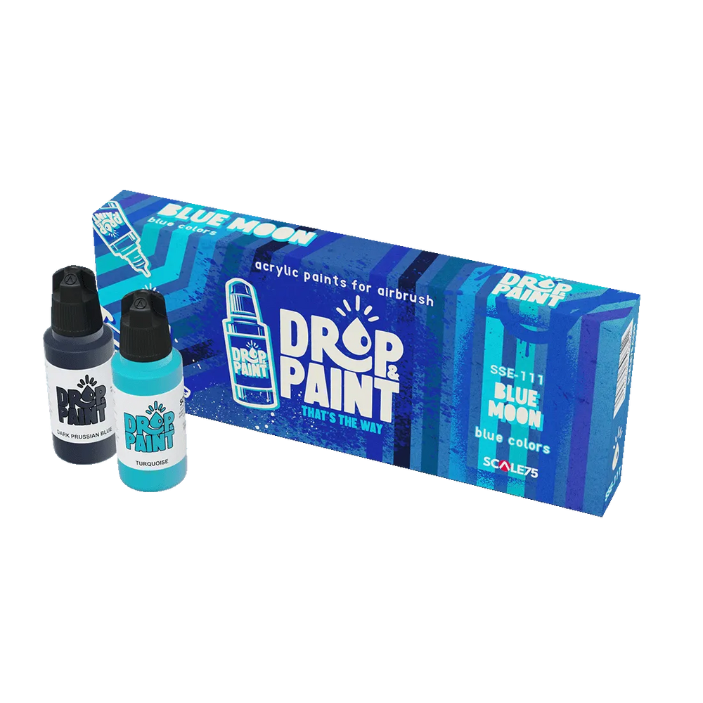 Blue Moon (DROP & PAINT) - ZZGames.dk