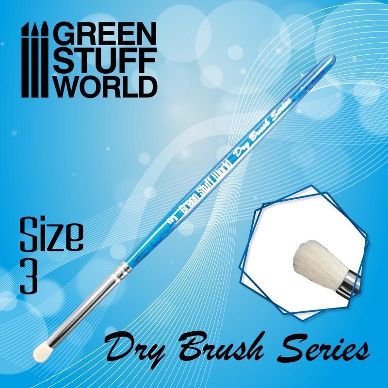 BLUE SERIES Dry Brush - Size 3 - ZZGames.dk