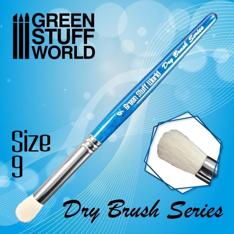 BLUE SERIES Dry Brush - Size 9 - ZZGames.dk