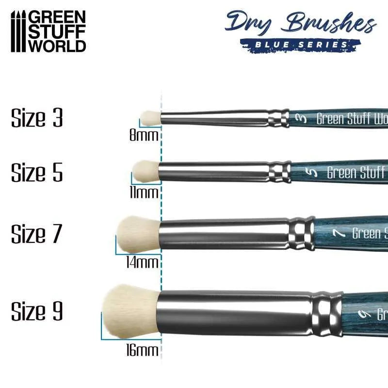 BLUE SERIES Premium Dry Brush Set - ZZGames.dk