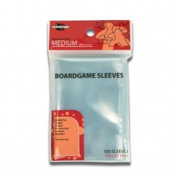 Boardgame Sleeves - Medium (59x92mm) - ZZGames.dk