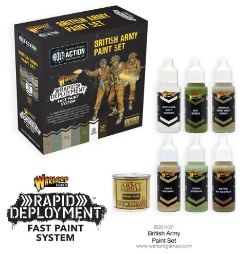 Bolt Action British Paint Set - ZZGames.dk