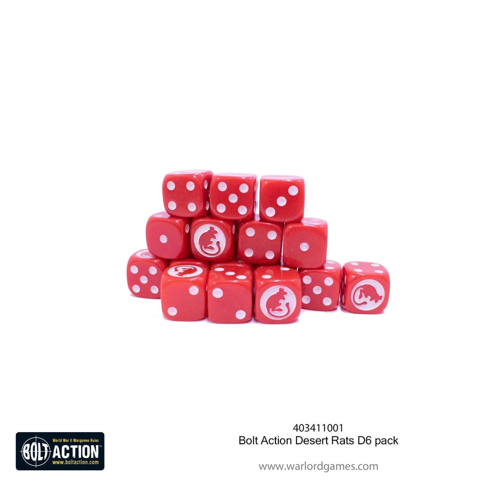 Bolt Action Desert Rats D6 pack - ZZGames.dk