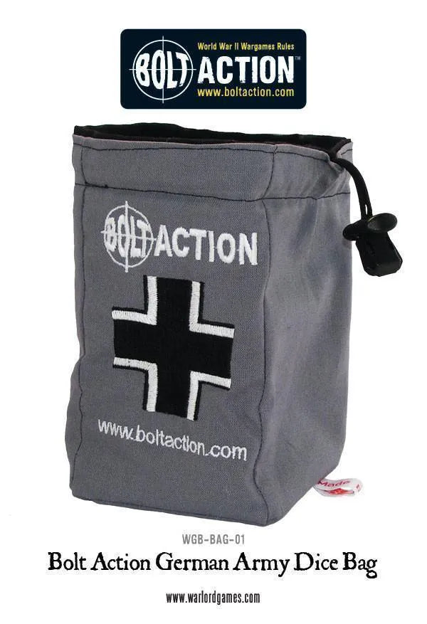 Bolt Action German Army Dice Bag - ZZGames.dk