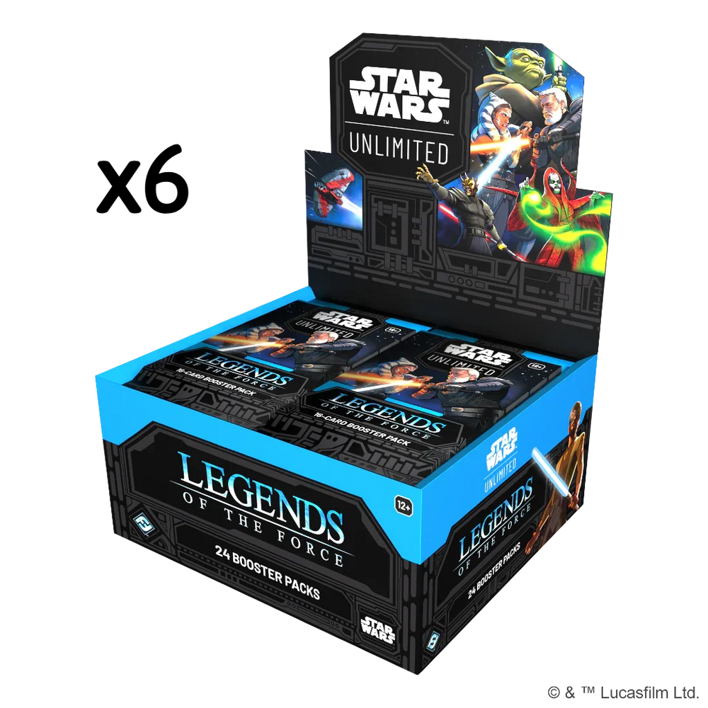 Legends of the Force Display Case (6 displays)