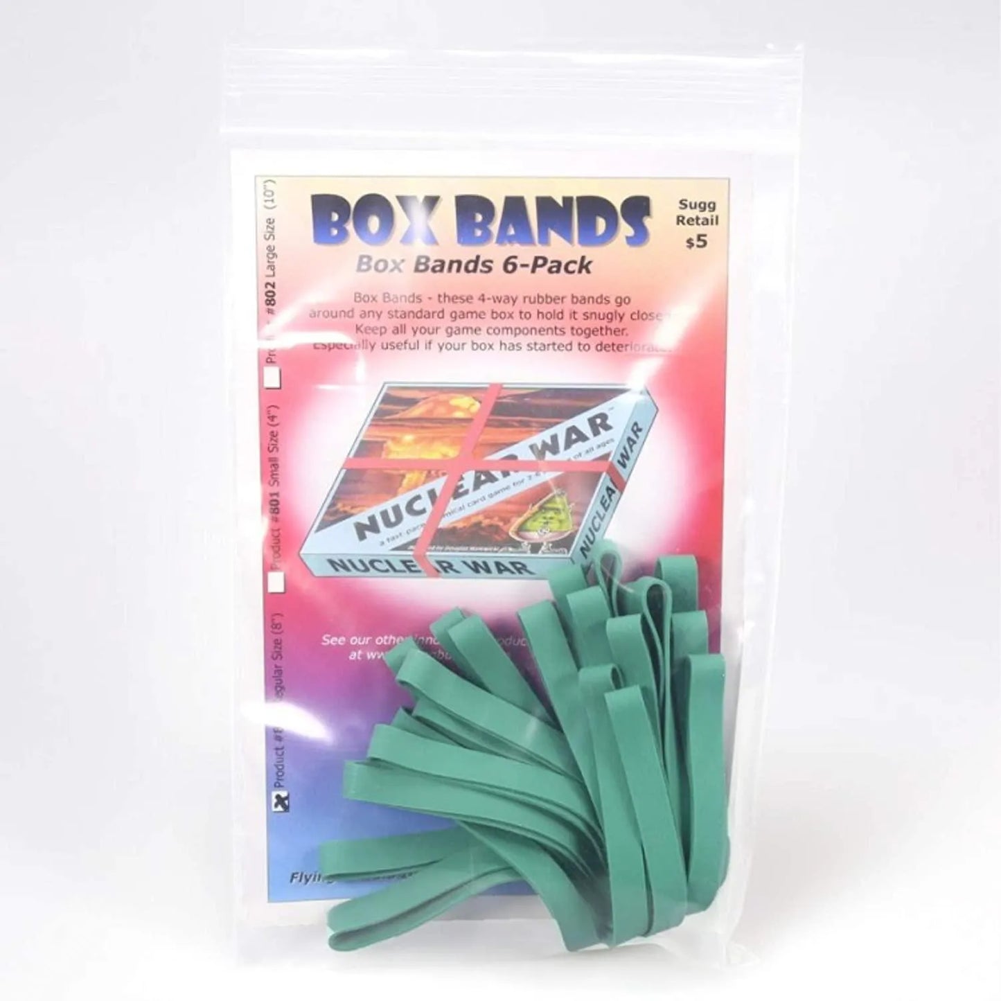 Box Bands Medium (Green 6 pcs) - ZZGames.dk