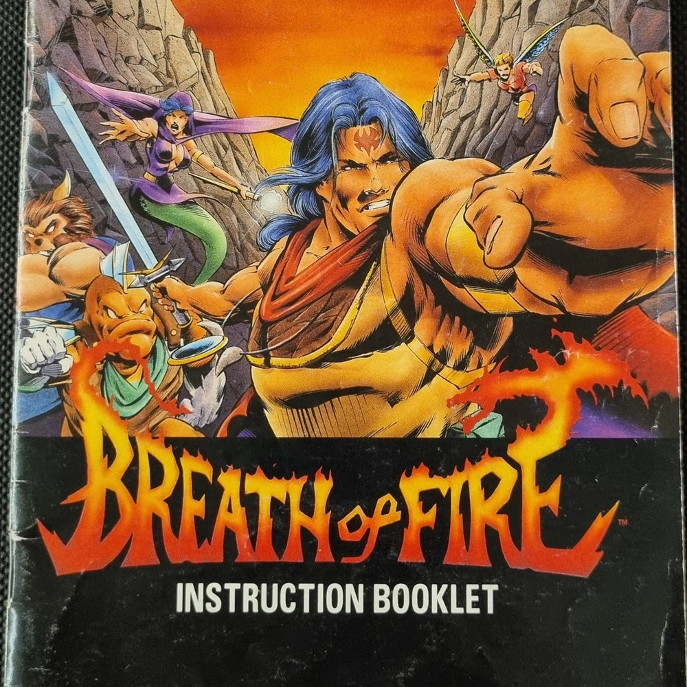 Breath of Fire manual (USA) (kosmetiske fejl) - ZZGames.dk