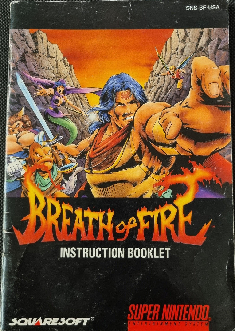 Breath of Fire manual (USA) (kosmetiske fejl) - ZZGames.dk