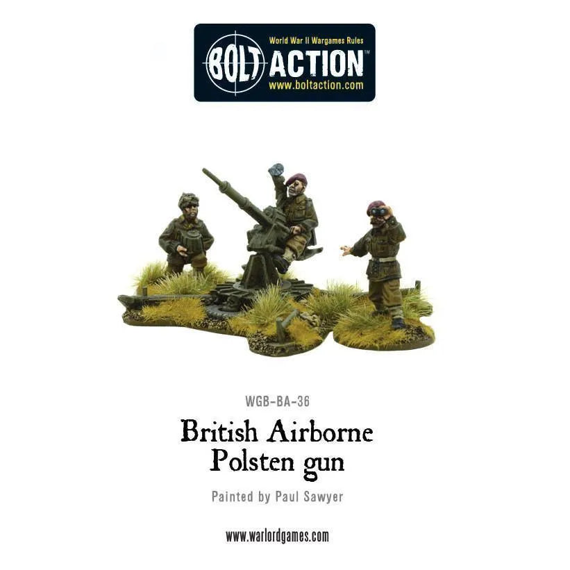 British Airborne Polsten Gun - ZZGames.dk