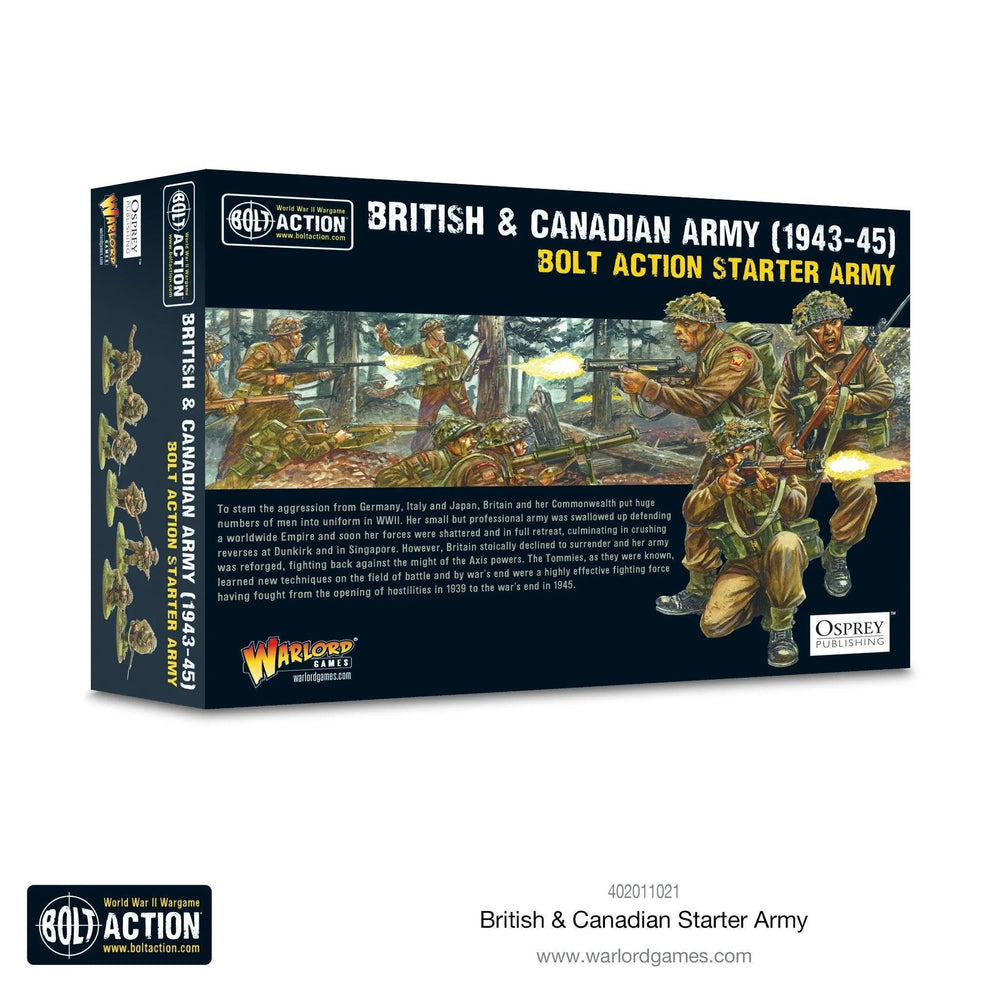 British & Canadian Army (1943-45) Starter Army - ZZGames.dk