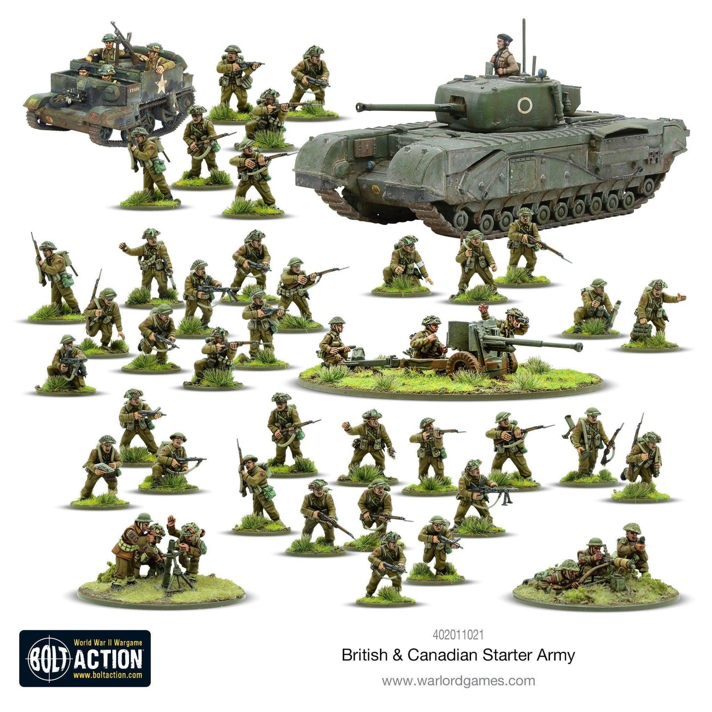 British & Canadian Army (1943-45) Starter Army - ZZGames.dk
