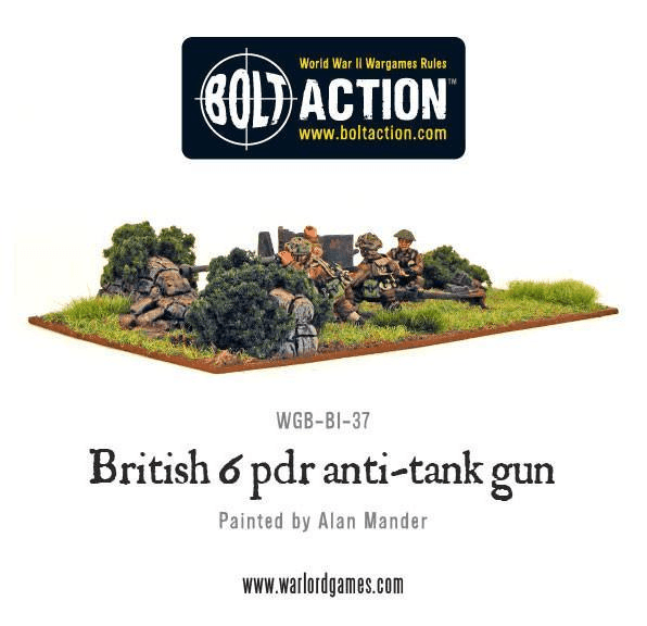 British Army 6 Pounder ATG & Crew - ZZGames.dk