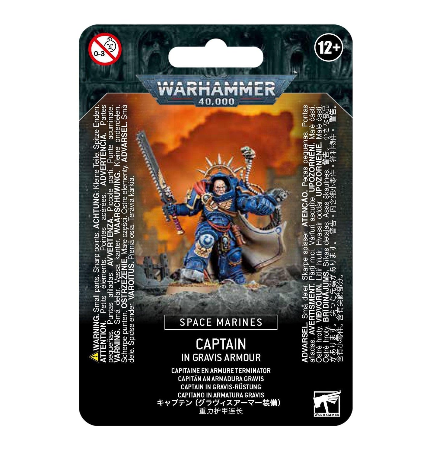 SPACE MARINES CAPTAIN IN GRAVIS ARMOUR - ZZGames.dk