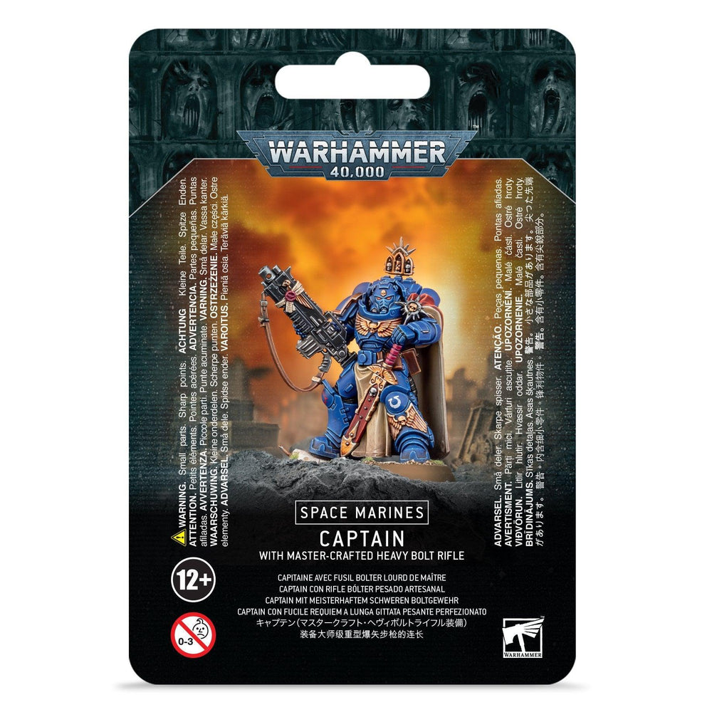 SPACE MARINES CAPTAIN WITH MASTER-CRAFTED HEAVY BOLT RIFLE - ZZGames.dk
