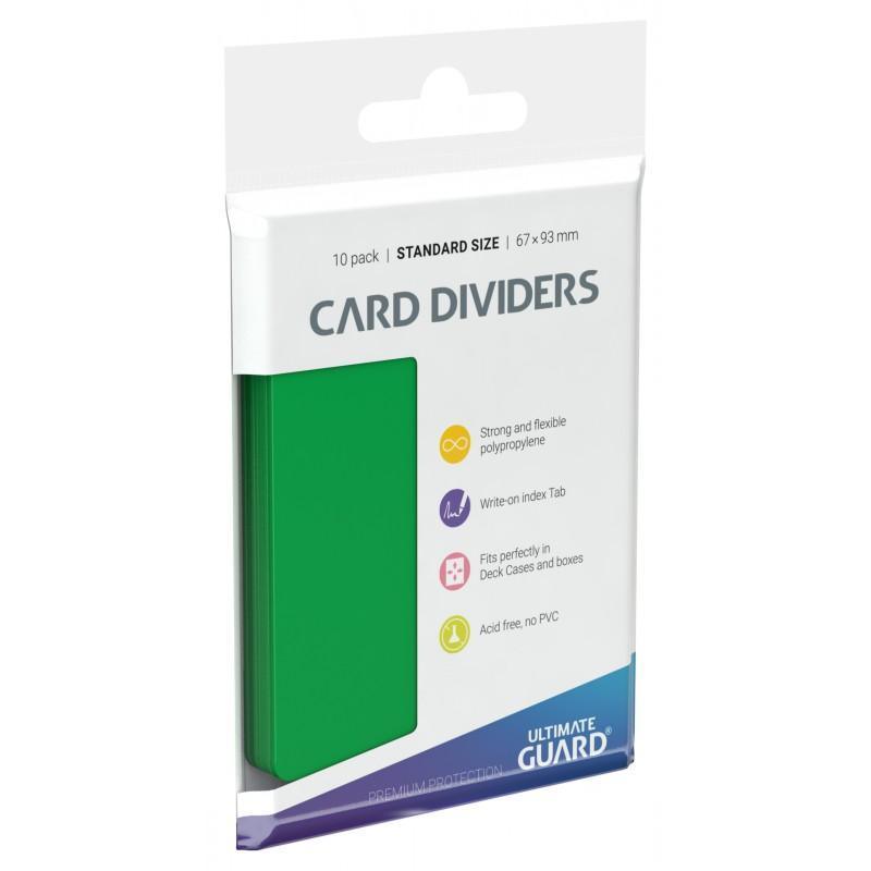 Card Dividers - Green (67x93mm) - ZZGames.dk