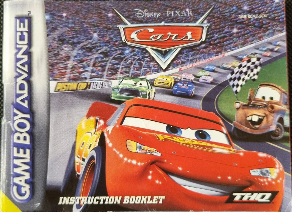 Cars manual (SCN) - ZZGames.dk
