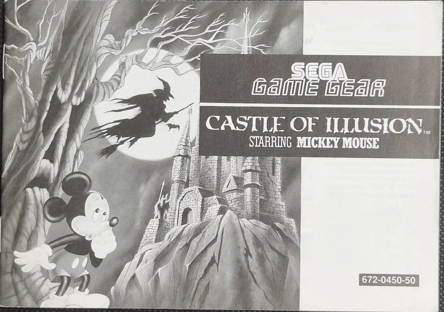 Castle of Illusion manual - ZZGames.dk