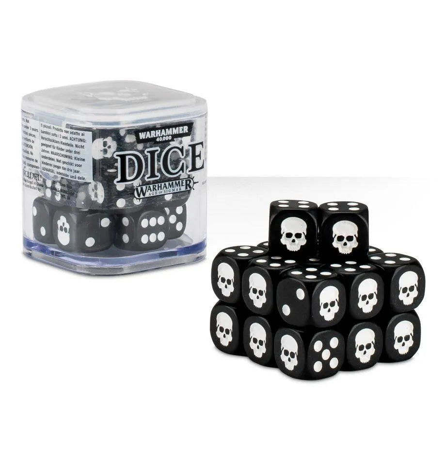 CITADEL 12mm DICE - BLACK - ZZGames.dk