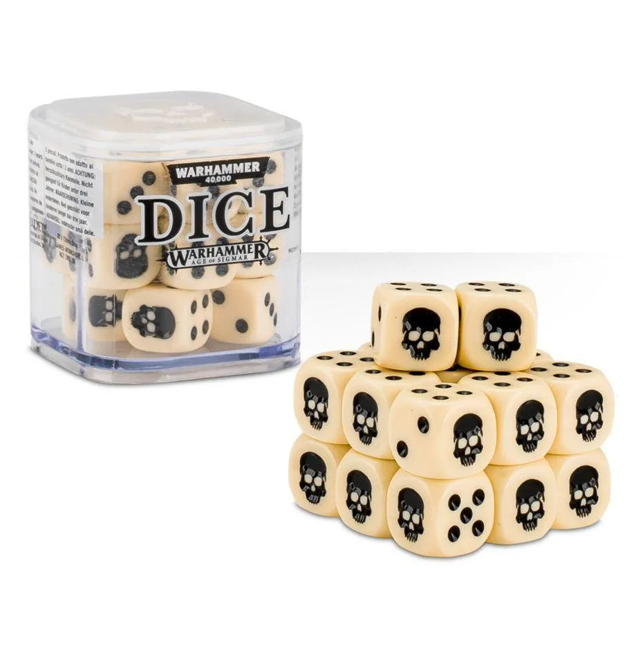 CITADEL 12mm DICE - BONE - ZZGames.dk