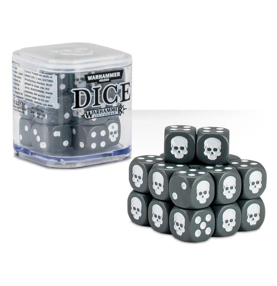 CITADEL 12mm DICE - GREY - ZZGames.dk