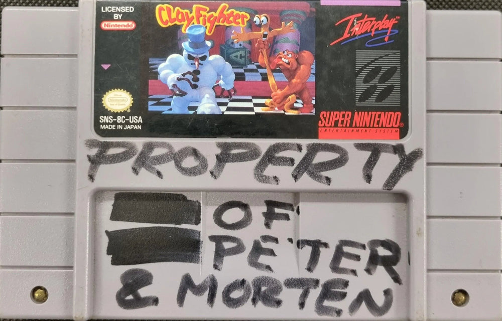 Clayfighter (NTSC) (Tusch på cart) - ZZGames.dk