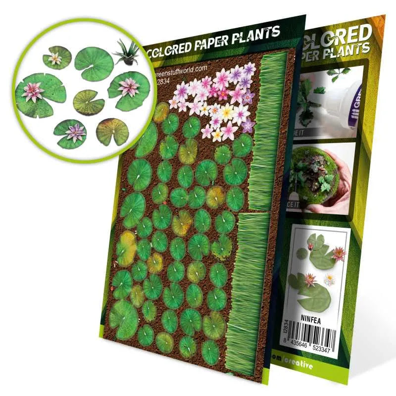 Colored Paper Plants - Lilly Pads