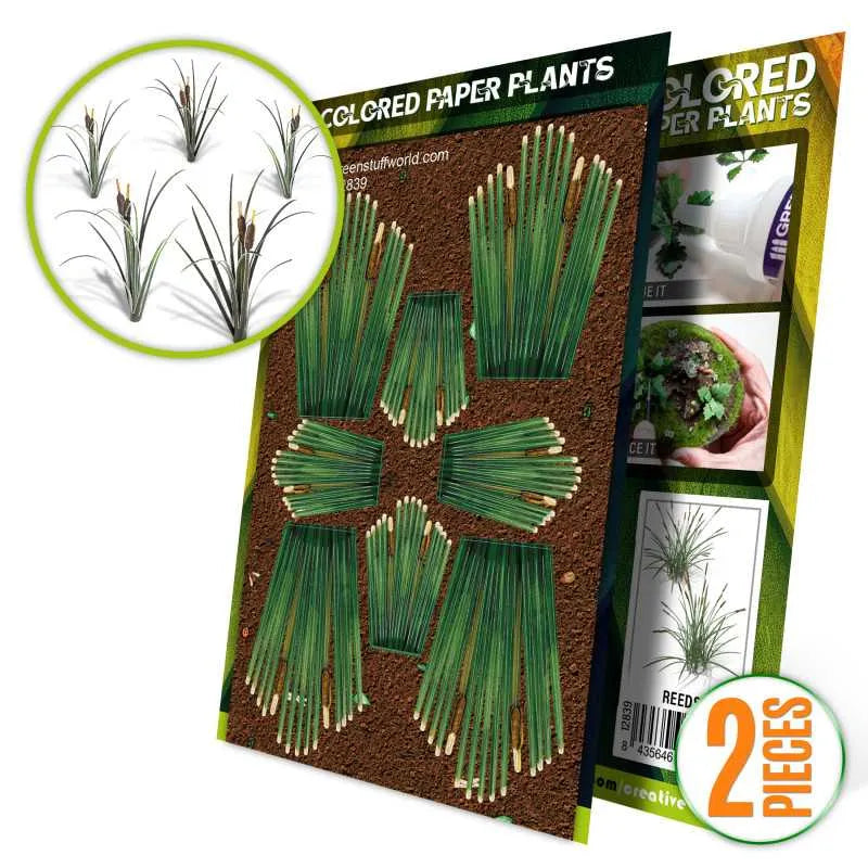 Colored Paper Plants - Reeds