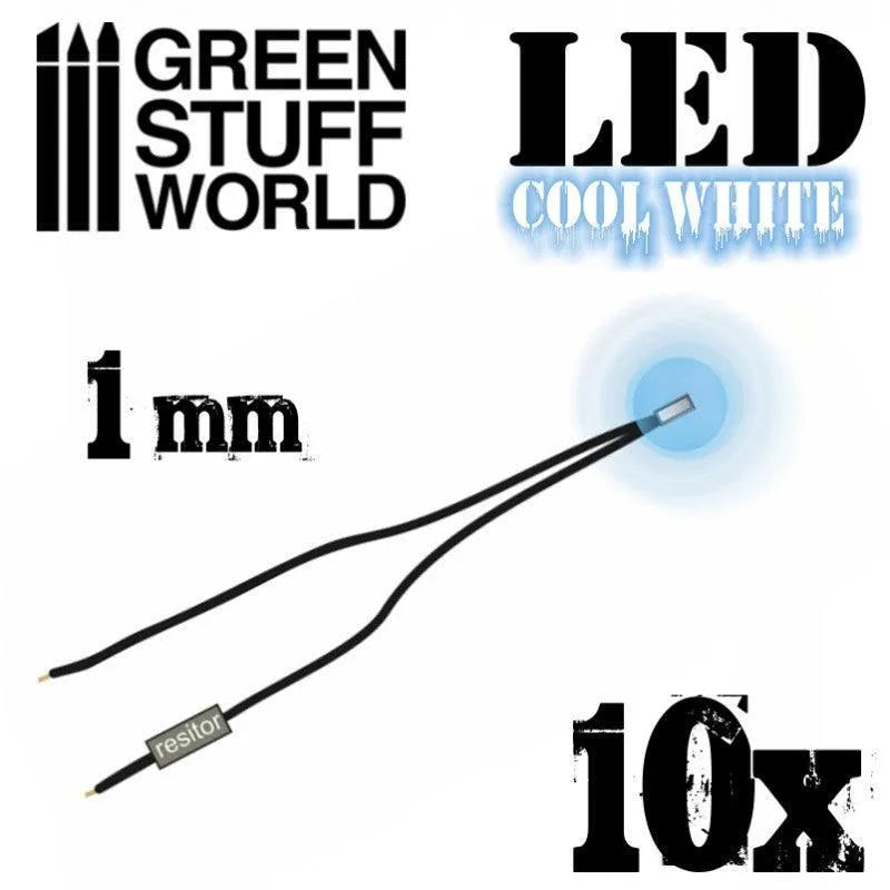 Cool White LED Lights - 1mm - ZZGames.dk