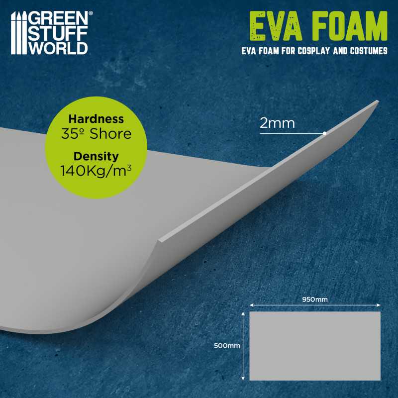 
                  
                    Cosplay EVA foam 2mm - Medium Density
                  
                