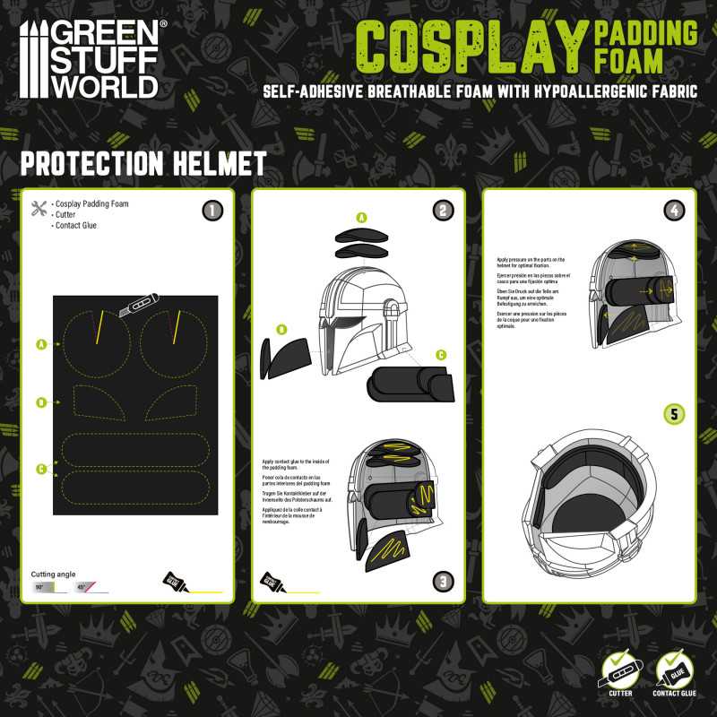
                  
                    Cosplay padding foam with Fabric 6mm
                  
                