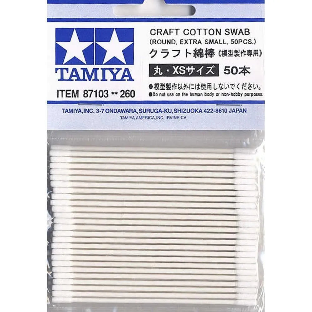 Craft Cotton Swab (Round, extra small, 50pcs) - ZZGames.dk