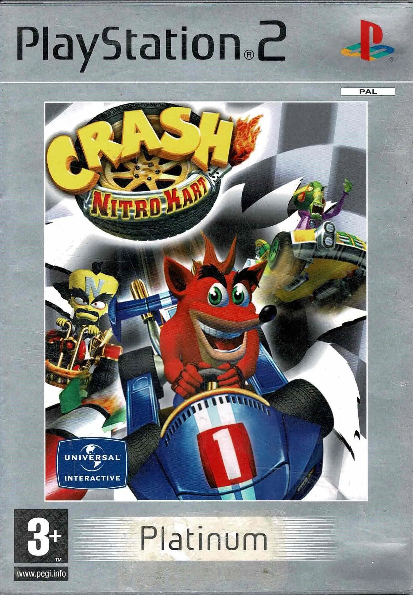 
                  
                    Crash Nitro Kart (Platinum m. kosmetiske fejl) - ZZGames.dk
                  
                