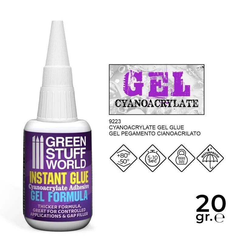 Cyanocrylate Adhesive 20g - GEL formula - ZZGames.dk