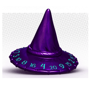 d20 Wizard Hat - ZZGames.dk