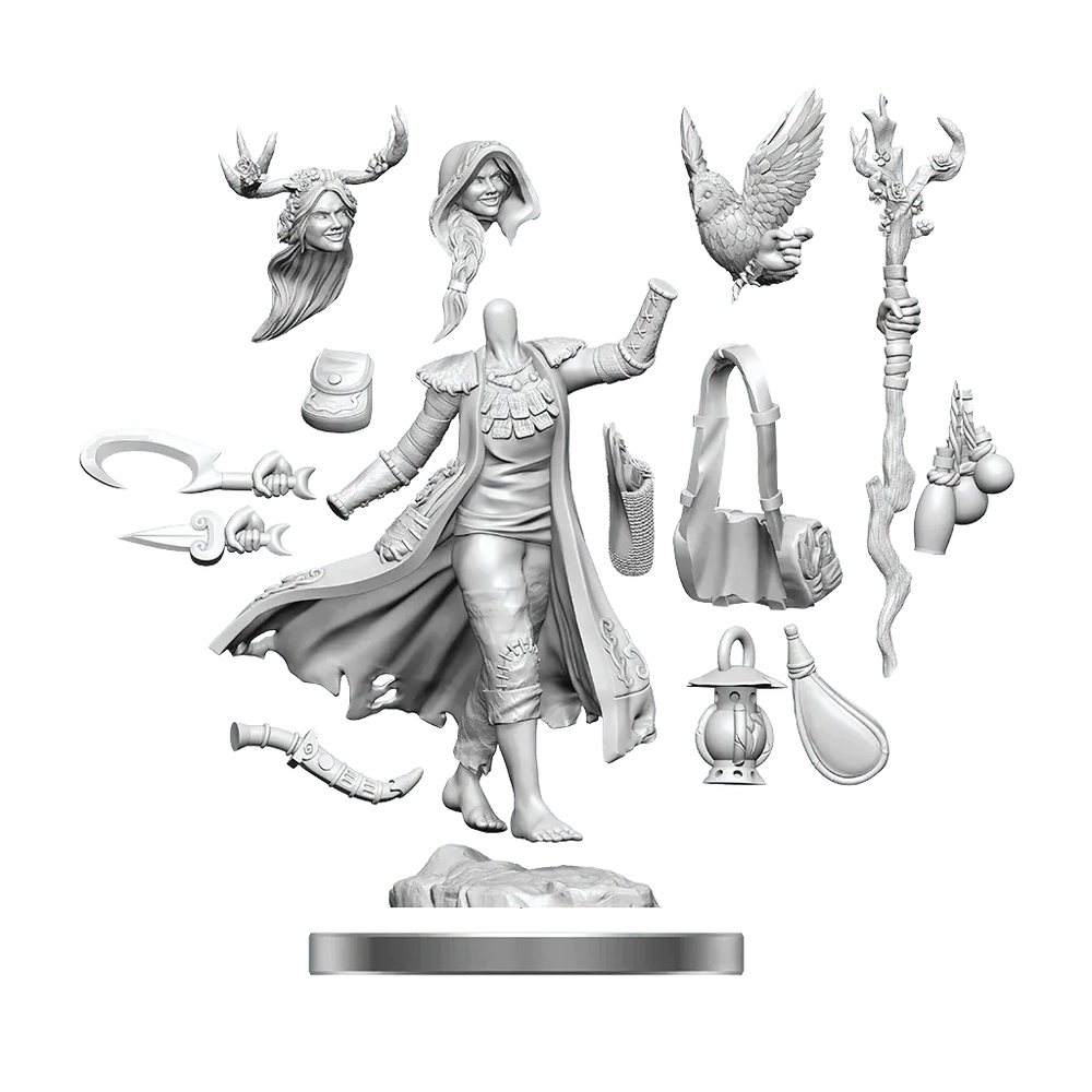 D&D Frameworks: Human Druid Female - ZZGames.dk