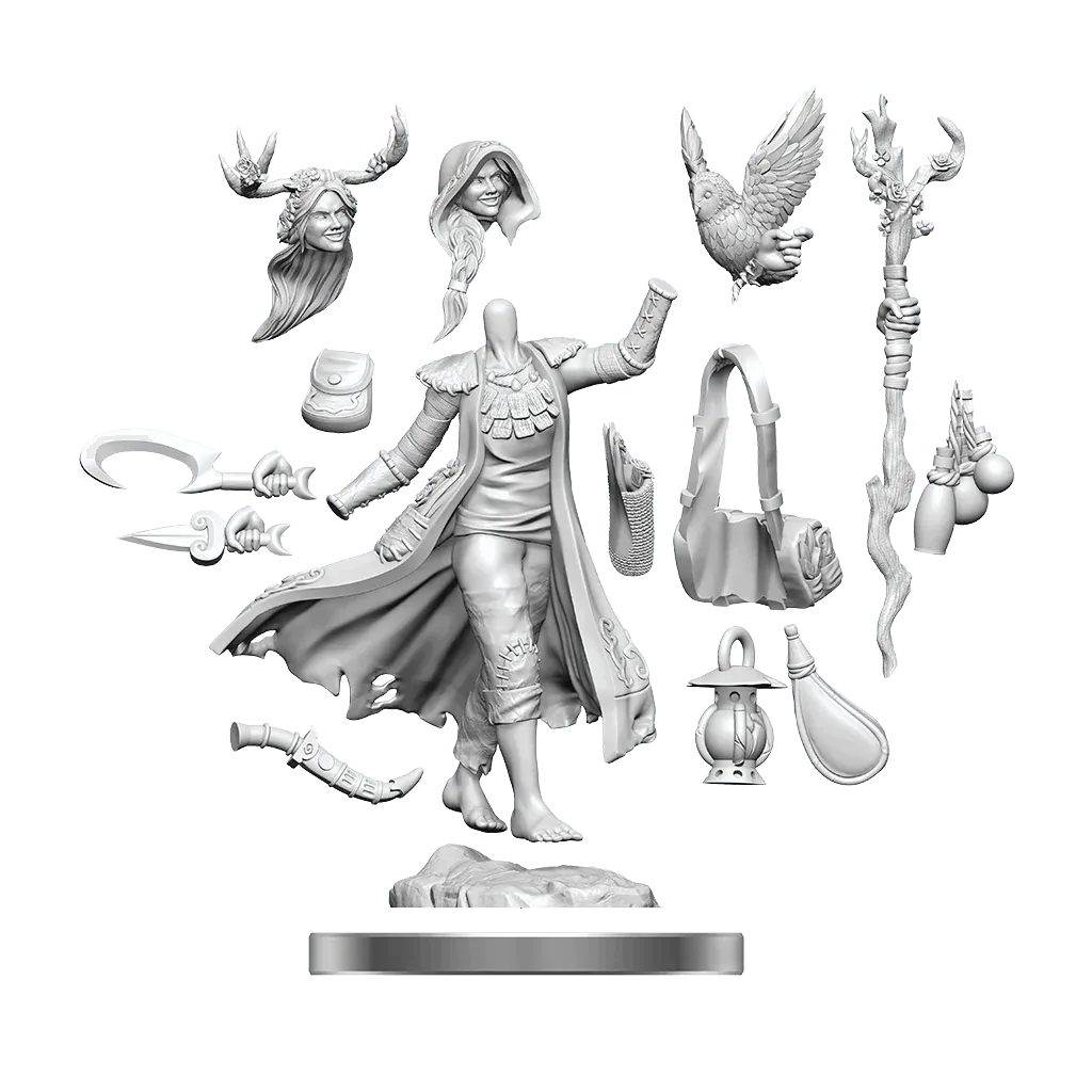 D&D Frameworks: Human Druid Female - ZZGames.dk