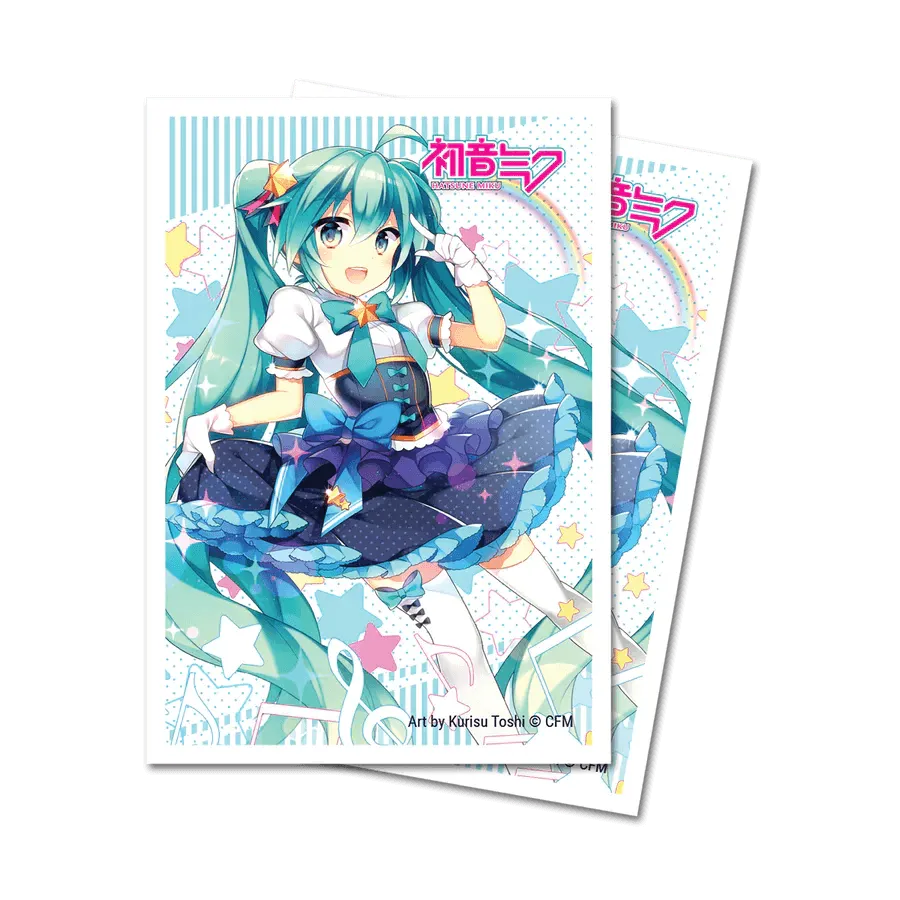 Digital Dreamland Starlight Melody Miku Small Deck Protector Sleeves for Hatsune Miku (60 Sleeves) - ZZGames.dk