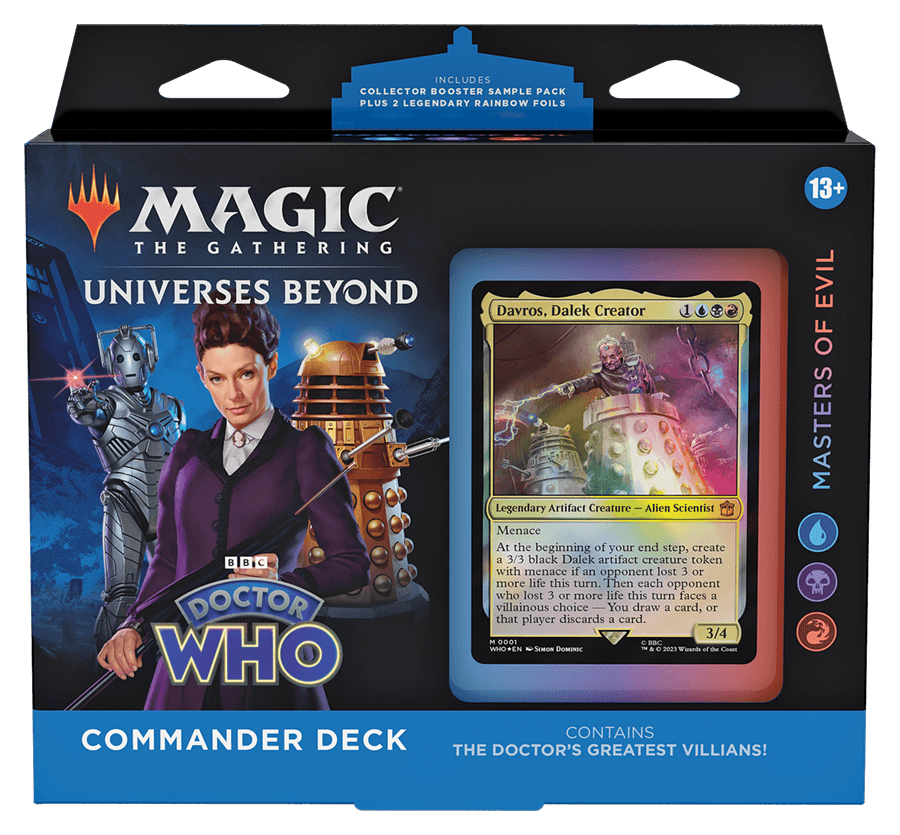Doctor Who™ Commander Deck Masters Of Evil - ZZGames.dk