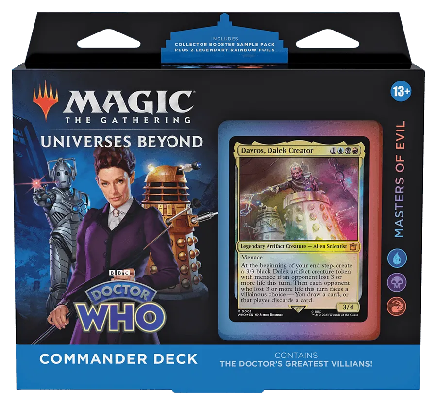 Doctor Who™ Commander Deck Masters Of Evil - ZZGames.dk