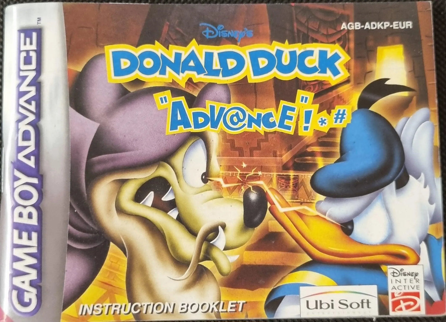 Donald Duck "Advance"!*# manual (EUR) - ZZGames.dk