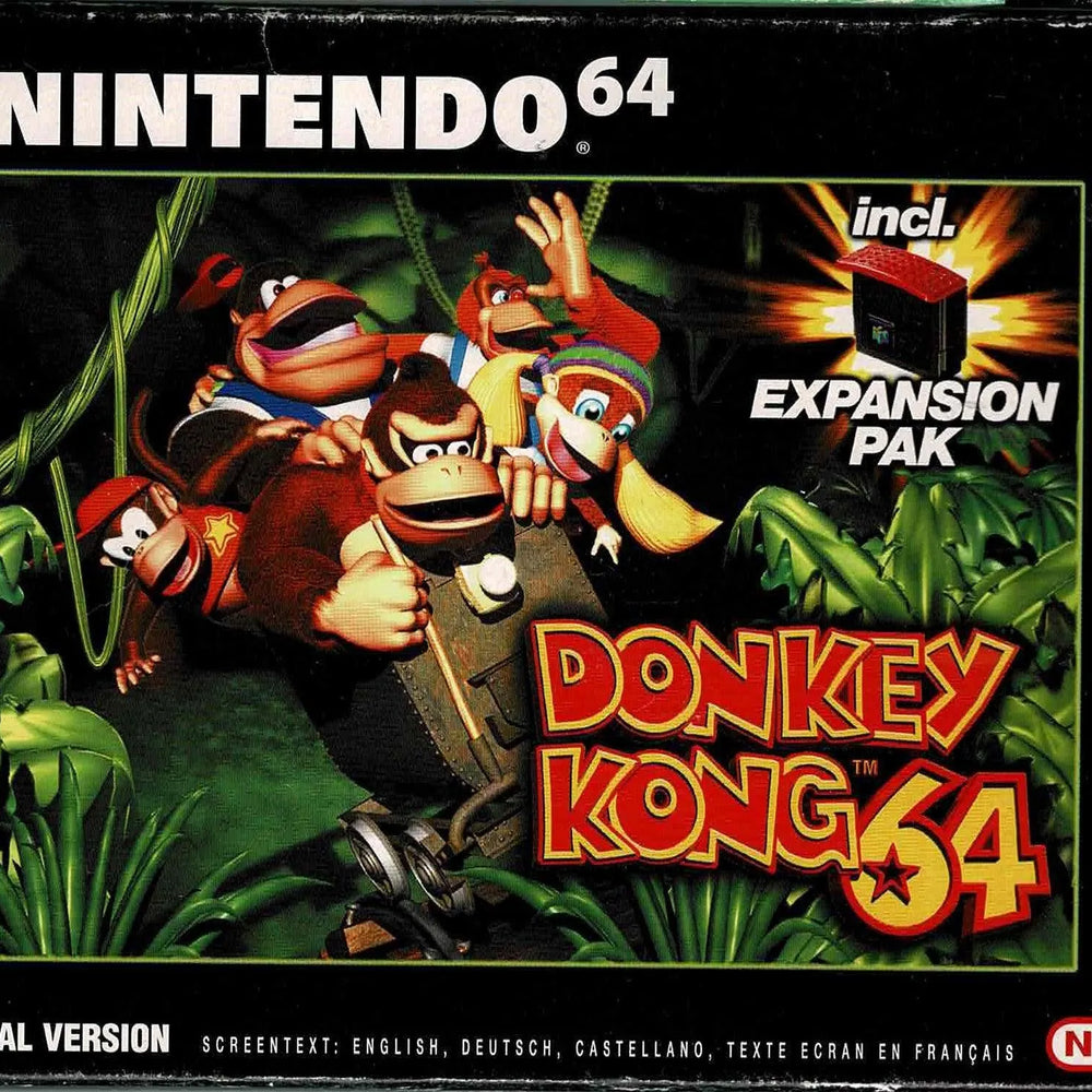 Donkey Kong 64 i æske (u. expansion pak) - ZZGames.dk