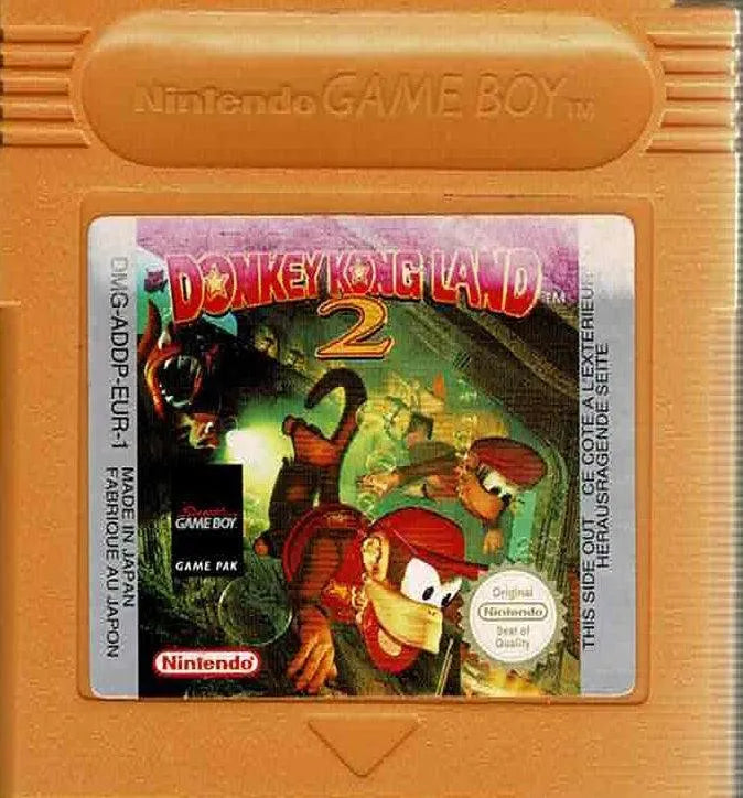 Donkey Kong Land 2 (solbleget label) - ZZGames.dk