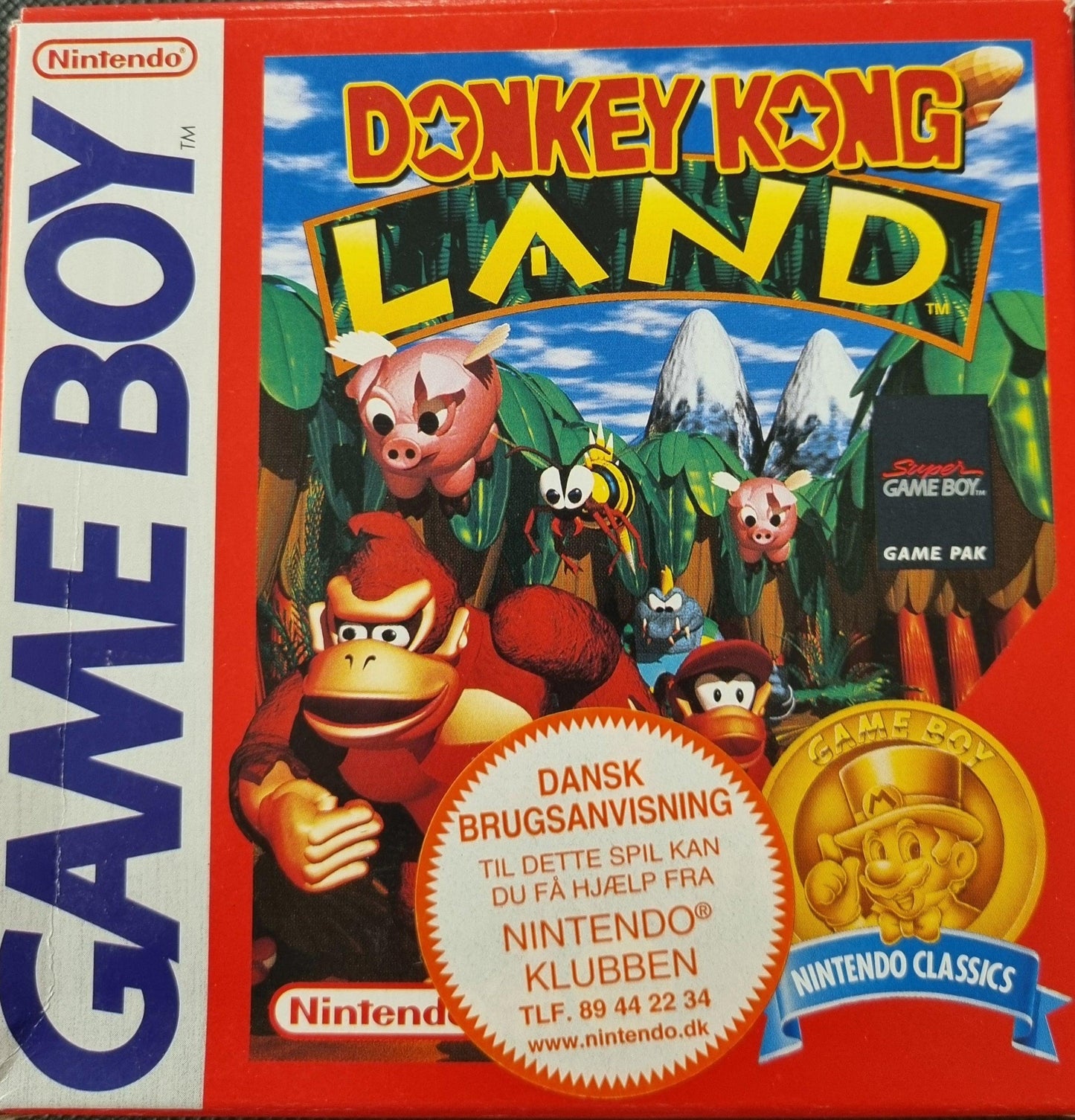 Donkey Kong Land i æske(Nintendo Classics) - ZZGames.dk